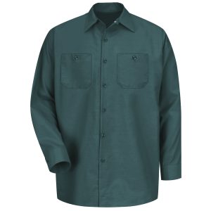 Red Kap Sage Green Long Sleeve Industrial Work Shirt