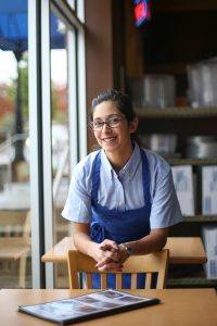 blue aprons for restaurants